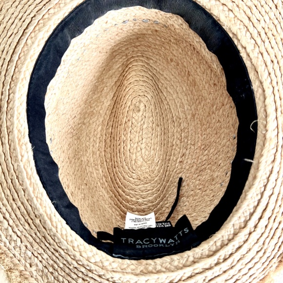 TRACY WATTS BROOKLYN 100% Raffia Hat - O/S main image 4